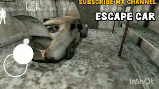 Escape car Granny | Granny house car escape | Day 2 escape car only | | horror escape #carescape