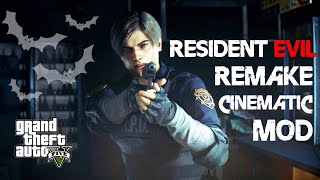 GTA V MOD- RESIDENT EVIL 2 ZOMBIE MOD (Full Destruction) || GTA 5 GAMEPLAY