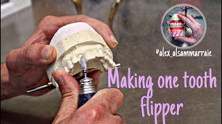 MAKING DENTAL FLIPPER #WAXBAE #DENTURES #FLIPPER