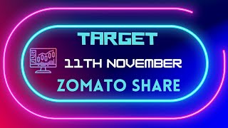 Zomato share news | 11 November | zomato Share Price Target Kya Hoga | stock latest news