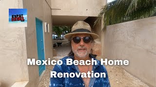 Pool Deck Drainage System Started - Mexico Beach Home Renovation