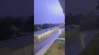 Had a pretty bad thunderstorm in Casper Wyoming #viral #wyoming #storm #thunderstorm #shorts