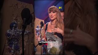 Taylor swift gives a sweet shout-out to BF Travis Kelce❤️ #trending #singer #taylorswift #love #vmas