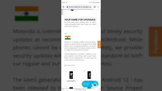 Motorola Android 12 rollout start now in India