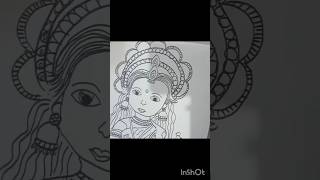 mata lakshami Drawing #shorts #ytshorts #diwali