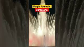 Magic Fountain of Montjuïc. Barcelona Spain