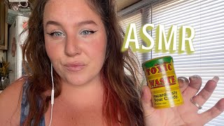 ASMR | Gas Station Haul & Eating Candy and Chatting ✨