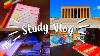 Study Vlog #49394825 💫 | Anıtkabir 🌸 | Nisaa and Coffee