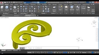 AutoCAD. Ручка для мебели в автокад