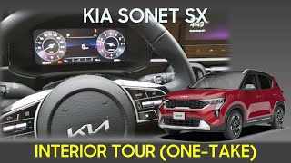 Kia Sonet 1.5 SX | Interior Tour (One Take)