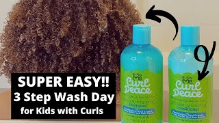 Easy Wash Day Routine for Kids with Curls