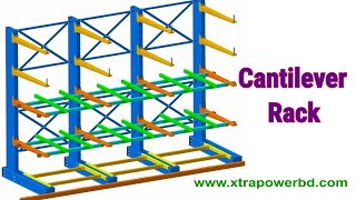 High Quality Warehouse Cantilever Racking Steel Storage Pipe Rack System