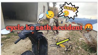 Cycle pr stunt krte krte thok diya 😡 || Accident kr diya cycle walo ne || #viralvideos #viral