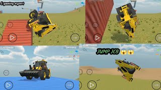 JUMP JCB 😱😱 INDIAN VEHICLE SIMULATOR 3D JCB GAME 🎮🎮