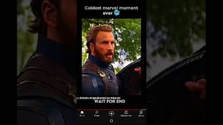 Coldest Marvel Moment🥶 | Avengers: Infinity War | #marvel #captainamerica #shorts | superWither1234