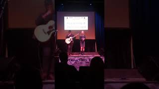 Ava Schimp and Zach Leonard performing at the St. Jude Denim and Diamonds charity event