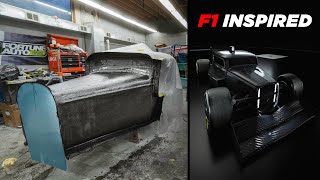 FORMULA 1 TESLA SWAPPED 32 FORD - Preparing the FE32 for Carbon Fiber | Making Molds | Ep #10