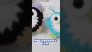 Búho Amigurumi "aplique" @tejiendo_con_Dina 🇲🇽💞🧶