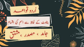 اردو قواعد|اسم کی تعریف ،اسم جامد،اسم مصدر| Urdu Grammar|@educationforeveryone668