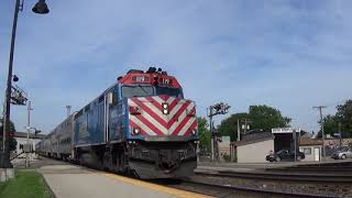 Metra 119 Nice Horn Lavergne station