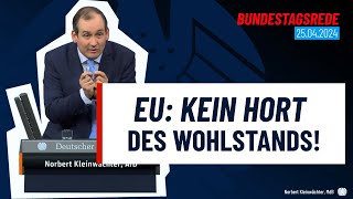 EU: Kein Hort des Wohlstands!