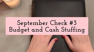 September check #3 budget and cash stuffing