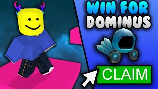 This ROBLOX obby actually gives FREE DOMINUS?! | ROBLOX