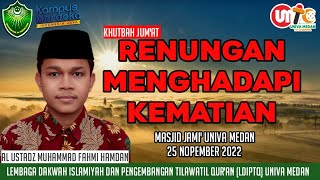 HUTBAH JUM'AT SINGKAT  "RENUNGAN MENGHADAPI KEMATIAN"