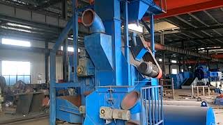 barrel blast cleaning machine,tumbling barrel cleaning machine,airless shot blasting machine