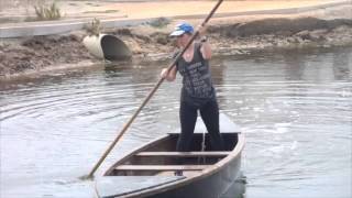 Terres de l'ebre Spain- Punting in the Rice Fields