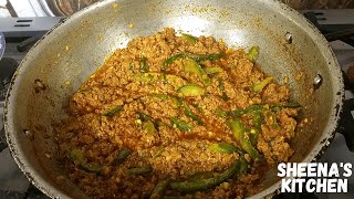 Qeema Shimla Mirch Recipe By Sheena's Kitchen