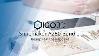 Snapmaker A250 Bundle: подготовка и процесс лазерной гравировки на модульном принтере