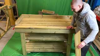 Mg Timber Products: Potting Table Assembly Demo