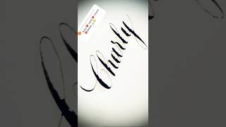 Copperplate calligraphy , tutorial: how I write your name #charly