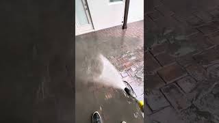 Wet Sanding Paver Joints