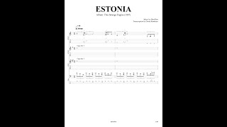 Learn to play "ESTONIA" (Marillion) on Guitar and Bass