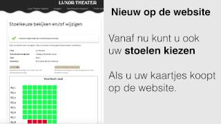 kaartverkoop website