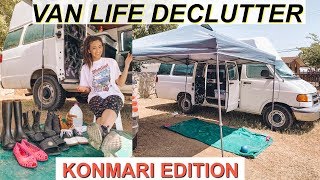 Van Life Declutter: KONMARI EDITION! 🚐💛 | Hobo Ahle