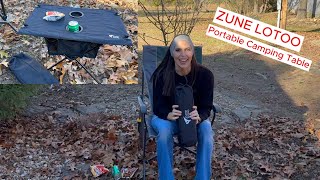 ZUNE LOTOO Portable Camping Table, easy assembly process #camping #campingtable #campinggear