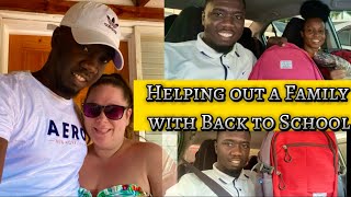 Vlog| Helping out a FAMILY with BACK TO SCHOOL supplies| St Thomas road update| PriceSmart