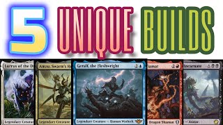 5 Unique Builds For 5 Commanders