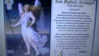 ORACION A SAN RAFAEL ARCA'NGEL