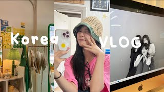 ENG)Koreaブイログ💌: 韓国カフェ,お土産ショッピング🛍,りなぽんvlog初デビュー,祖父母と再会