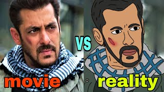 movie vs reality ll tiger zinda hai ll movie vs reality 2d animation ll animated snap rk