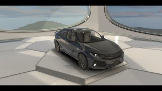 Honda Civic Si Coupe 2019  3D Model Review | SCORPYAZILIMMARKET.COM - 3D MODEL SHOP