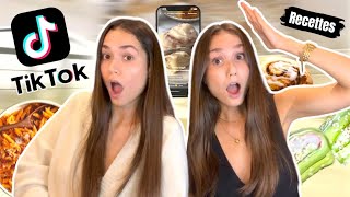 ON TESTE LES RECETTES VIRALES DE TIKTOK !