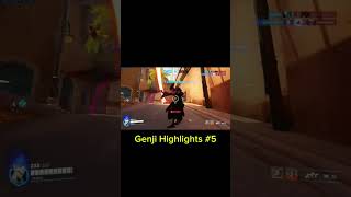 I just put a random song #overwatch #console #genji #highlights #controller #ranked