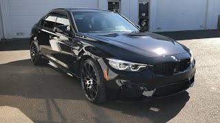 DTLRSHP 49 - CS2 Titanium looks insane on this 2018 BMW M3 Competition (Sapphire Black Metallic)