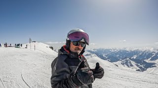 Gudauri Ski Resort Full Run - 58y old veteran snowboarder