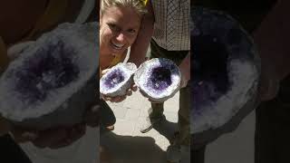 Cracking an Amethyst Geode